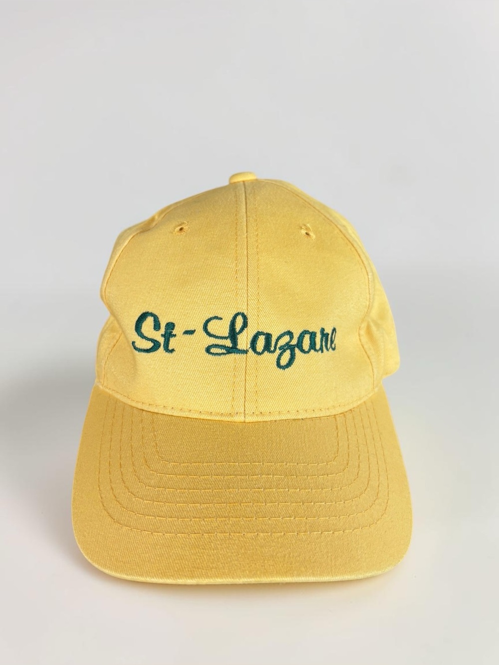 Gift for Quebec Locals St-Lazare Embroidered Yellow Cap